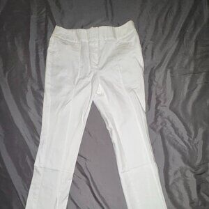 Worthington White Pull-On Dress Pants Women’s Stretch Career Slacks
